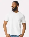 Gildan_64000_White_Front_High_Model.webp