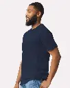 Gildan_64000_Navy_Side_High_Model.webp