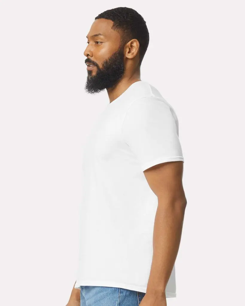 Gildan_64000_White_Side_High_Model.webp