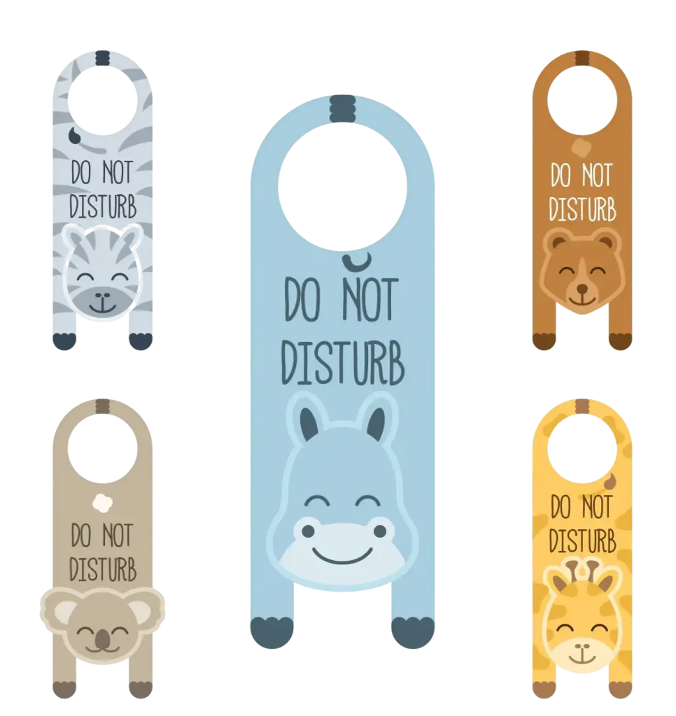 Custom Shape Door Hangers