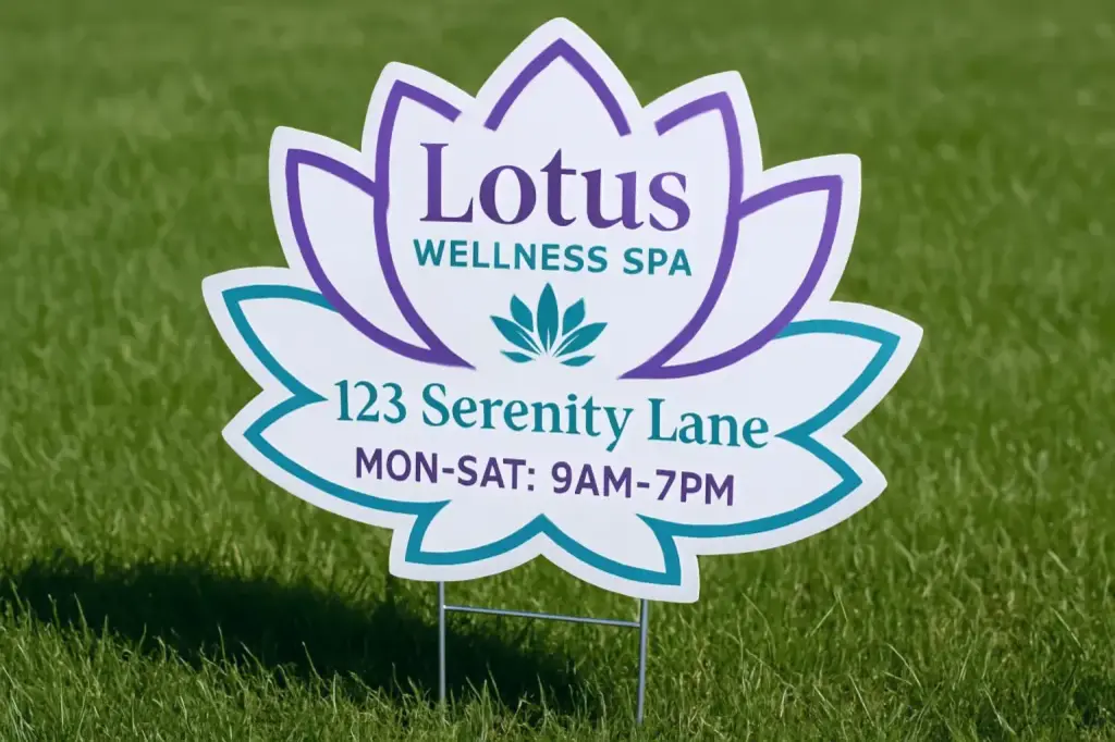 Customs Shape Yard Signs