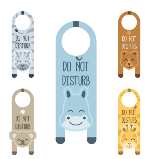 Custom Shape Door Hangers