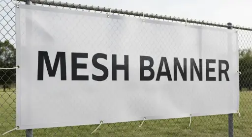 8oz Mesh Banner