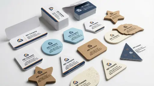 Premium Die-Cut Business Cards